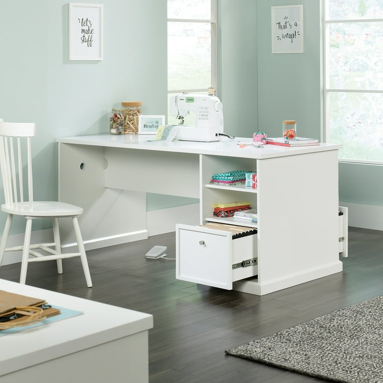 Better Homes Gardens Craftform Craft Table White Finish
