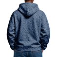 thumbnail image 5 of Domuza Leopard Graphic Sweatshirts for Men Funny Fashion Novelty Long Sleeve Drawstring Loose Hoodie Pullover with Pocket, 5 of 5