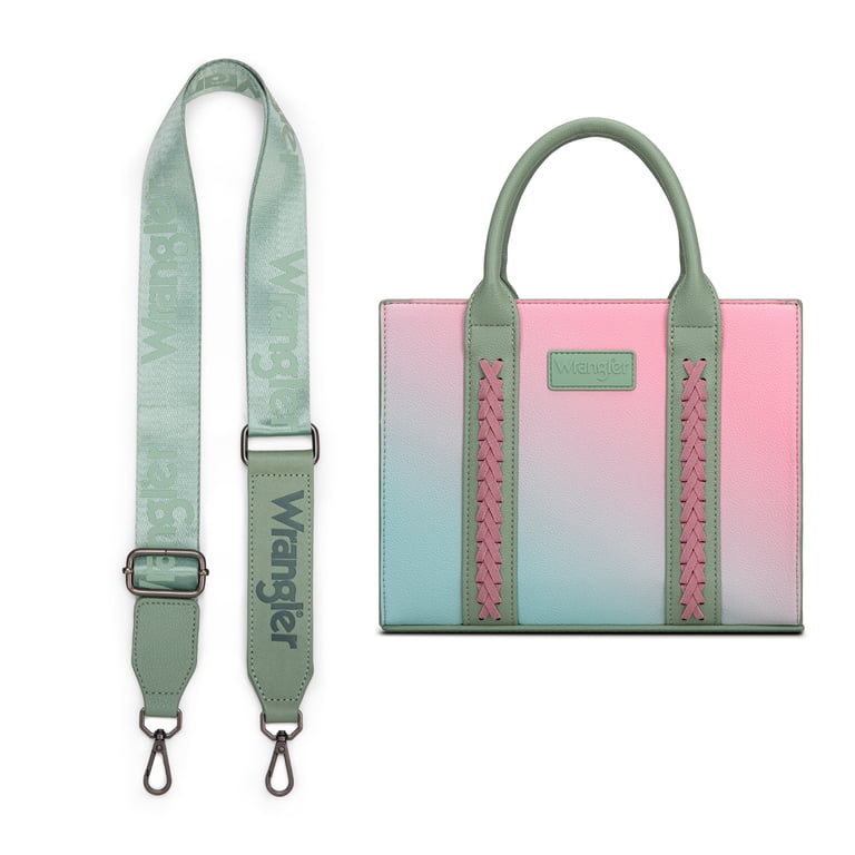 Wrangler Gradient Tote Bag for Women, Green photo 6