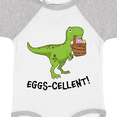 thumbnail image 4 of Inktastic Eggs-cellent Cute Easter T-Rex Dinosaur Boys or Girls Baby Bodysuit, 4 of 5