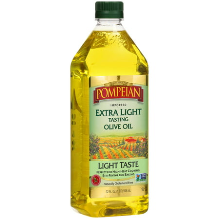 Pompeian Imported Extra Light Tasting Olive Oil Light Taste, 32.0 FL