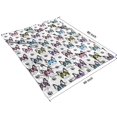 thumbnail image 4 of French Bulldog with Glasses White Blanket,Comfortable Soft Flannel Throw Blanket,All Season,Warm Lightweight Blankets for Sofa Bed Couch Living Room Chair,60"x80"(150x200cm), 4 of 4