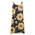 thumbnail image 4 of EGNMCR Robes de Fête pour Femmes Mode Femmes Été Sans Manches Décontractée Imprimée Dos Nu Robe Mini, 4 of 5