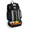 thumbnail image 3 of Mobile Dog Gear Drop Bottom Weekender Backpack, Black, 3 of 6