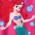 thumbnail image 4 of Disney Princess Toddler Girls Ruffle Sweatshirt and Leggings Ariel Graphic Pink Outfit 2-Piece Set 3-4Y, 4 of 9