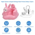 thumbnail image 3 of Sofá Infantil Del Piso, Silla Inflable Del Bebé Incorporada Bomba De Aire Segura Suave Conejo De Dibujos Animados PVC Para El Hogar, 3 of 7