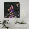 thumbnail image 5 of Tracy McGrady Dunk Poster Wall Art Poster Scroll Canvas Painting Picture Living Room Decor Home 24x24inch(60x60cm), 5 of 5