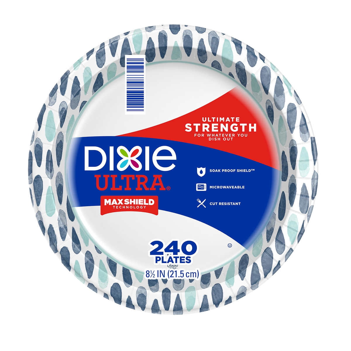 Dixie Ultra Paper Plate, 8.5" (240 Count) - Walmart.com