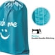 thumbnail image 2 of HOMEST Paquete de 2 bolsas de lavandería XL Wash Me de viaje, organizador de ropa sucia, lo suficientemente grande como para contener 4 cargas de ropa, fácil de colocar en un cesto o cesta para la col, 2 of 5
