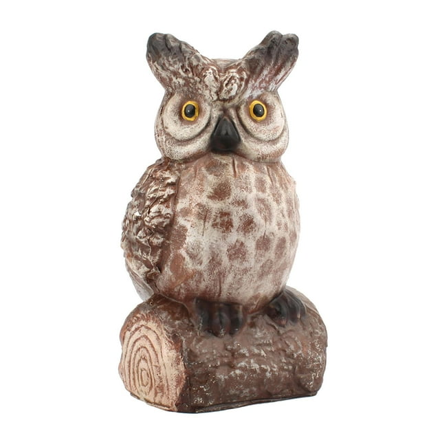Adornos de animales creativos de escultura de sintético para decoración para hogar y de pájaros de jardín kusrkot pequeña escultura de búho