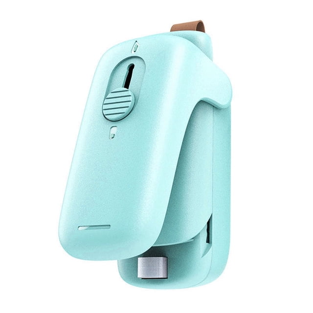 Mini Bag Sealer, Handheld Heat Vacuum Sealer, 2 in 1 Sealer and Cutter with Lanyard, Portable Resealer Machine for Food Storage