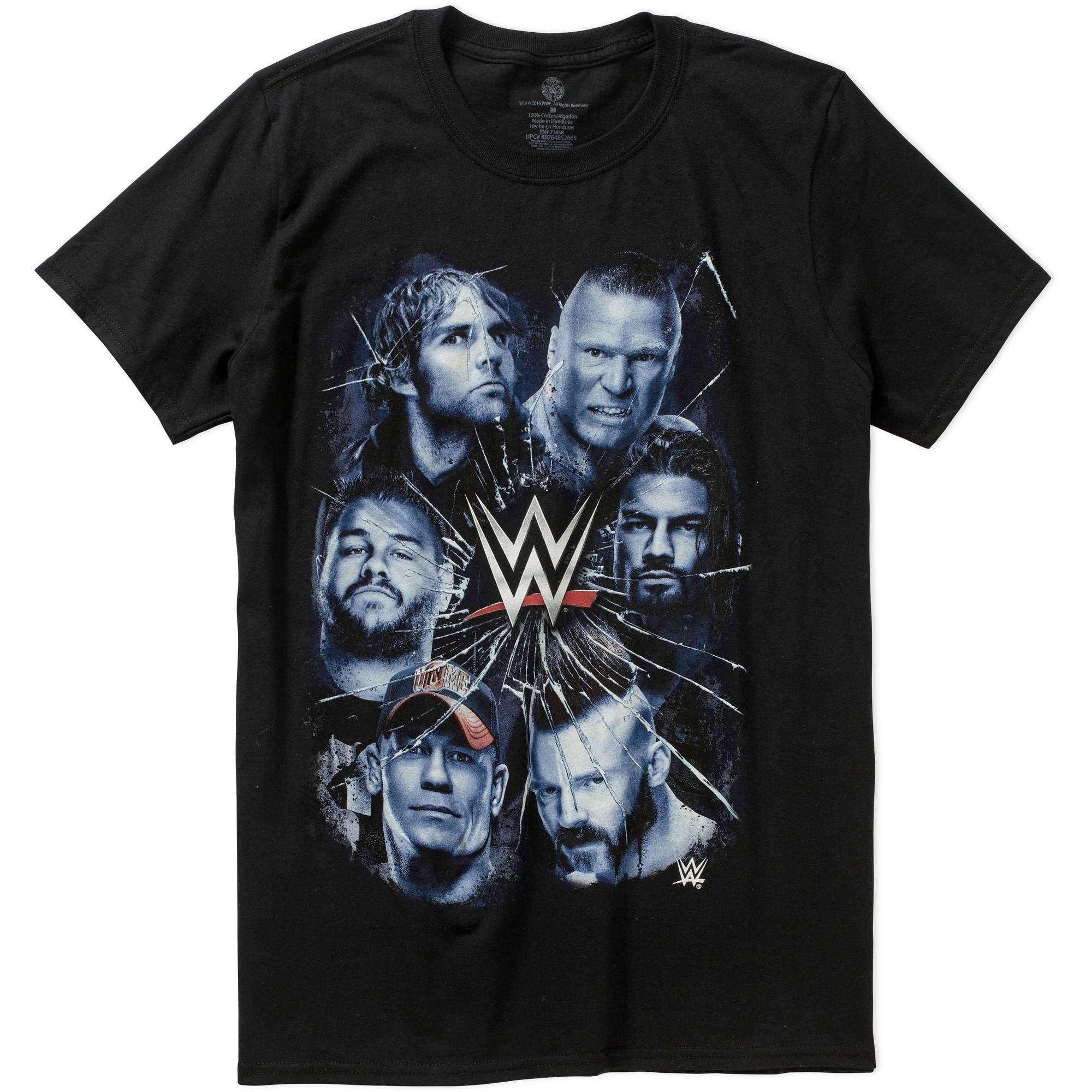 WWE Group Big Men's Graphic Tee - Walmart.com