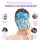 thumbnail image 4 of Mascarilla de Gel Frío y Calor para Ojos y Cara | Reutilizable, Suave y Ajustable | Alivio para Migrañas, Ojos Hinchados, Estrés y Dolor | Color Azul, 4 of 12