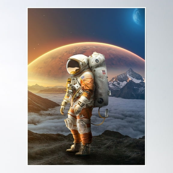 Hypebeast Astronaut Poster Wall Art, Modern Wall Decor, 8x12 UNFRAMED