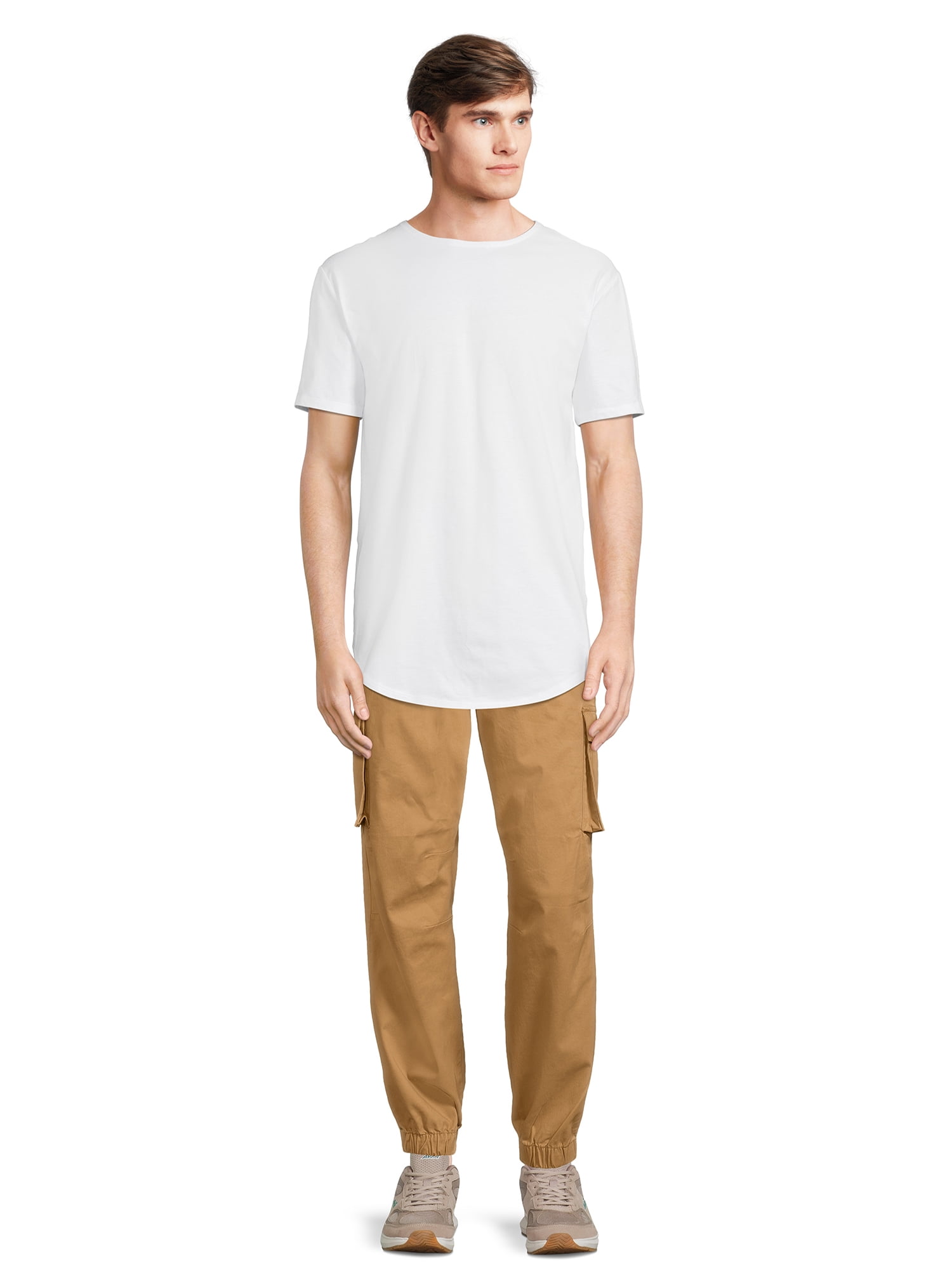 No Boundaries Men's & Big Men's Woven Cargo Pants, Sizes XS-5XL