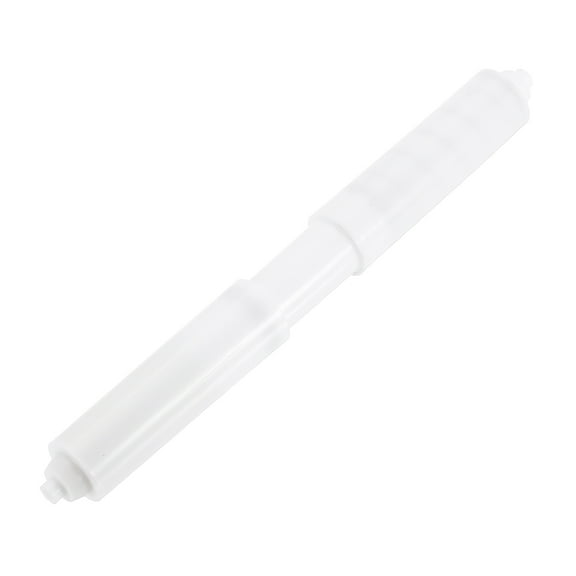 Toilet Paper Holder, 7-1/16"-7-7/8" PP Plastic Spring-Loaded Rod, White