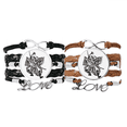 thumbnail image 1 of Japón la cultura tradicional kimono samurai Pulsera pareja de cuerdas de cuero Unbranded M, 1 of 3