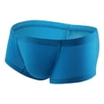 thumbnail image 1 of PEASKJP Mens Solid Trunk Breathable Pouch Underwear,Blue S, 1 of 5