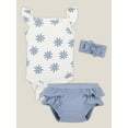 thumbnail image 3 of Little Star Organic Baby Girls 5Pc Mix and Match Gift Set, Size Newborn-12 Months, 3 of 25