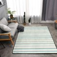 thumbnail image 3 of Flannel Floor Mat 63x48in Non-Slip Wear-Resistant Memory Sponge Point Plastic Bottom For Living Room Office Coffee Table Bed Balcony Palegreen Stripe Hand-Drawn Sketch_3, 3 of 7