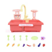1 Set Kids Kitchen Dishwash Toys kids toys 5 years boy Pretend Play kids kitchen pretend play toys Children Spray Water Cooking Educational Kitchen Toys With Sounds Lights Gift