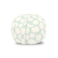 thumbnail image 1 of Pastel Storage Toy Bag Chair, Grunge Style Blemishes Pattern Round Brush Strokes Art Paint Splash Effect, Stuffed Animal Organizer Washable Bag, Large Size, Mint Green Eggshell, by Ambesonne, 1 of 3