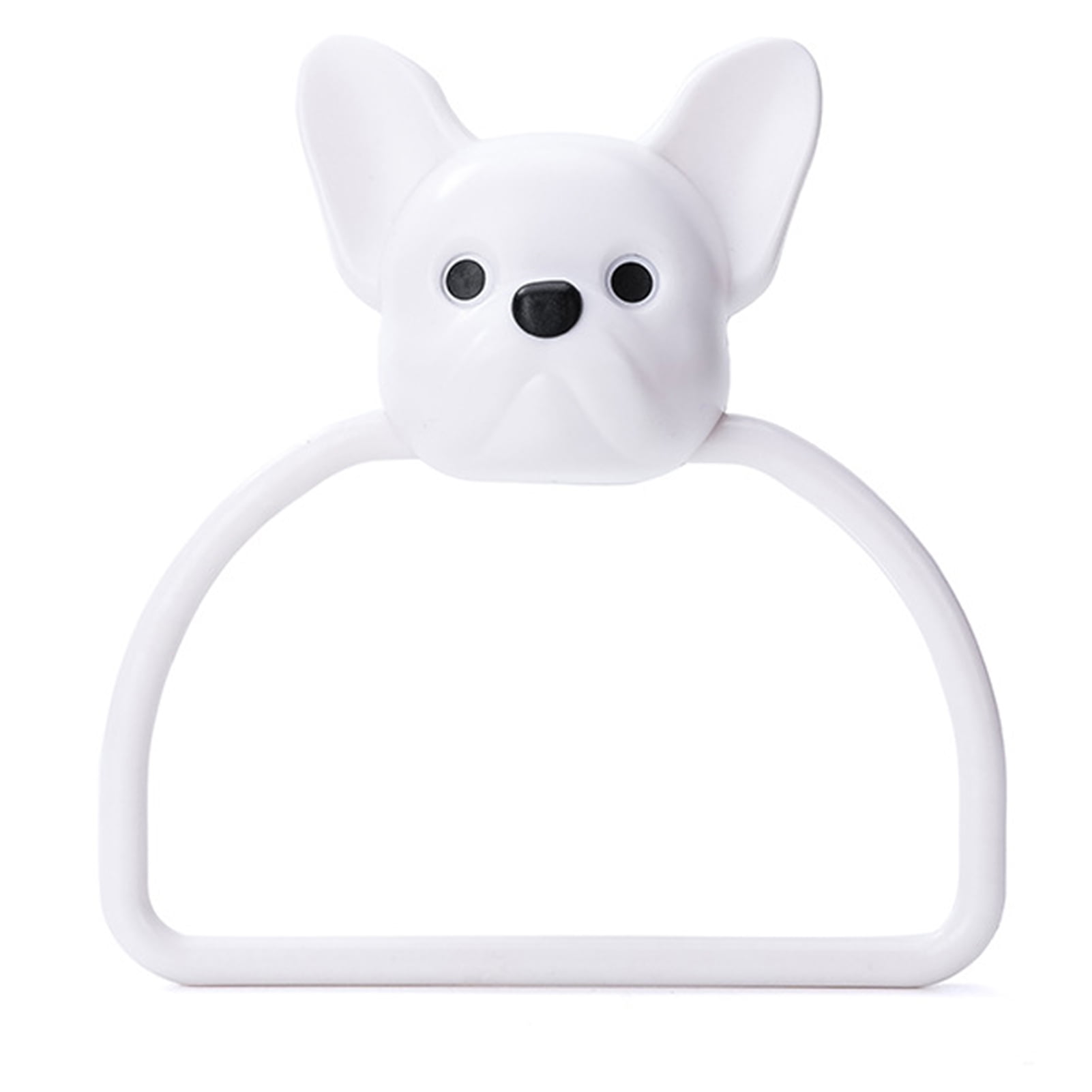 Naturegr Towel Ring Panda Puppy Storage Rack Cartoon Rags Holder for