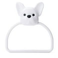 thumbnail image 3 of Towel Ring Panda Puppy Storage Rack Cartoon Rags Holder for Bathroom, 3 of 8