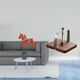 thumbnail image 2 of Figura decorativa de caballo Dalecarlian para estantería, entrada o vitrina, con dispensador de servilletas y base de madera., 2 of 8