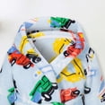 thumbnail image 4 of KPOPLK Girls Fleece Hooded Robes for 3-12Years Kids Warm Bath Robe for Girls Soft Fuzzy Bathrobe(2-3 Years,Light Blue), 4 of 6