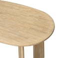 thumbnail image 5 of NPD Furniture Drego 78.5" Oval Dining Table in Natural Whitewash, 5 of 14