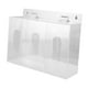 thumbnail image 2 of Soporte dispensador de guantes de acrílico con tapa, caja para guantes, montaje en pared, transparente para 3 cuadrículas, 2 of 9