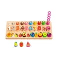 thumbnail image 2 of Xuanheng Number Board Educational Learning Toy Hand Eye Coordination Math Shape Blocks 3 A, 2 of 8