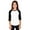 White/Black, variant on Kids Raglan 3/4 Sleeve Baseball Slim Fit T Shirt