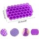 thumbnail image 5 of Bandejas de cubitos de hielo con tapas, paquete de 3, bandejas de silicona para cubitos de hielo, 111 cavidades, cócteles, reutilizables (morado) WD.WDQZL Hogar, 5 of 6