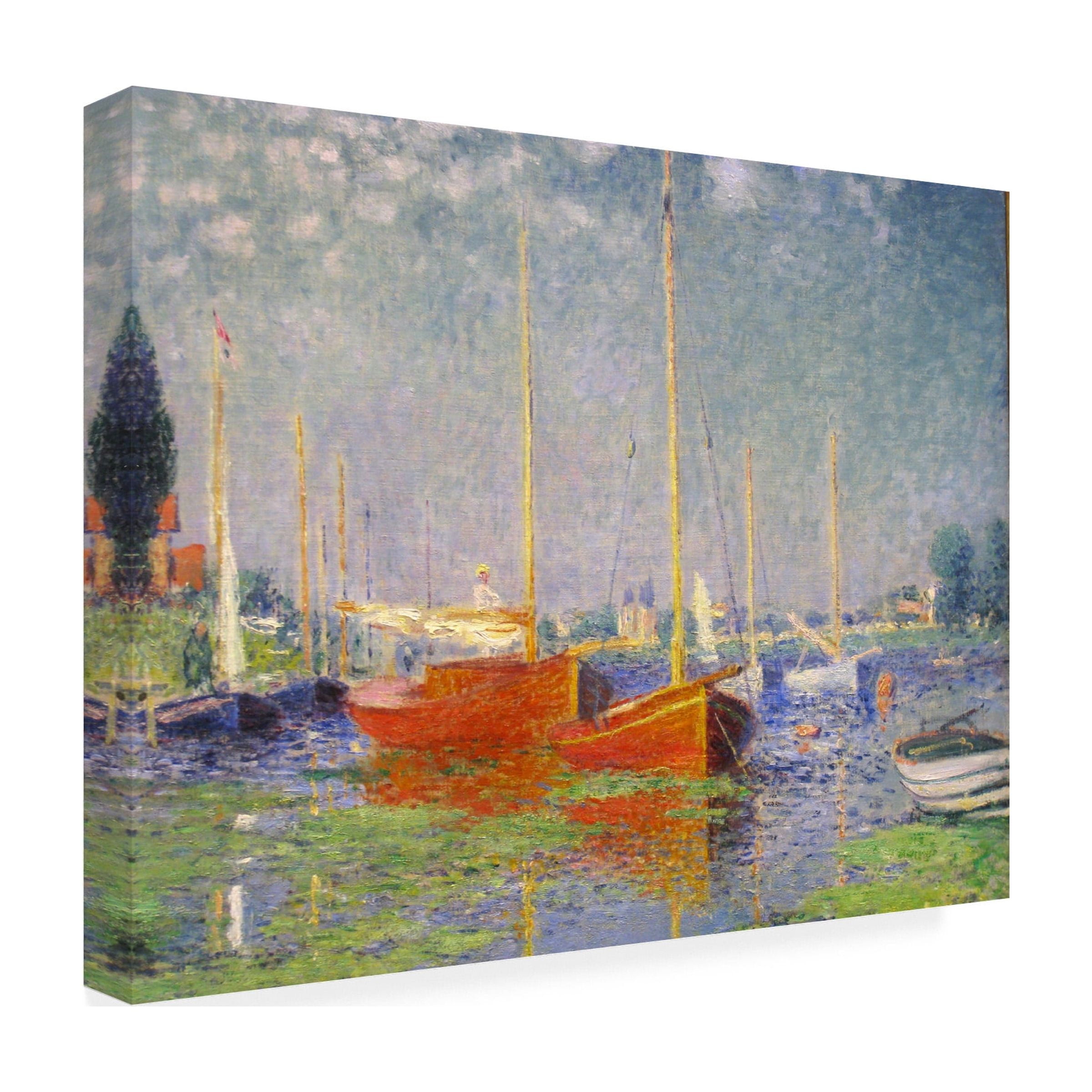 Claude Monet 'Argenteuil' Canvas Art