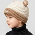 thumbnail image 2 of Gaexia Baby Beanies,Super Cute Cartoon Pullover Hat for Kids Warm Knitted Ear Winter and Autumn Baby Cap, 2 of 5