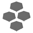 thumbnail image 1 of 4 Pcs Pierres de Marche Extérieures Légères Résistantes aux Intempéries pour Jardin Pelouse Allée, Design Décoratif avec Piquets de Sol, 1 of 7