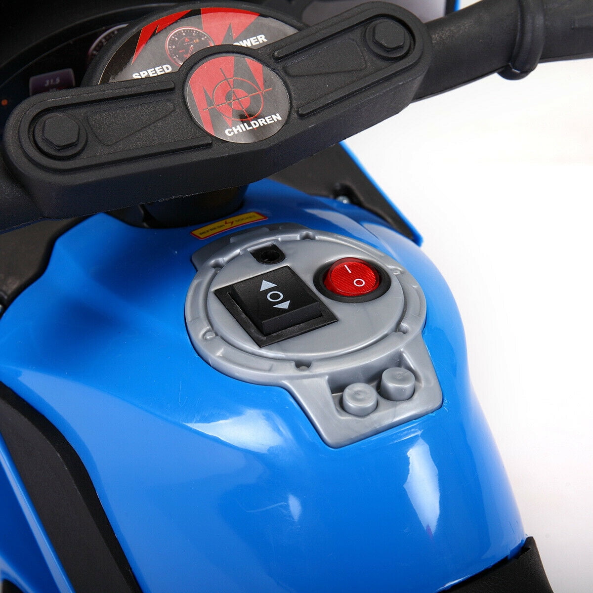 Kepooman 6V Electric Ride On Motorcycle for Kids, Battery Powered Ride-on Toy for Boys Girls, 4 Wheels, Gifts, Blue Kepooman 6V Electric Ride On Motorcycle for Kids, Battery Powered Ride-on Toy for Boys Girls, 4 Wheels, Gifts, Blue