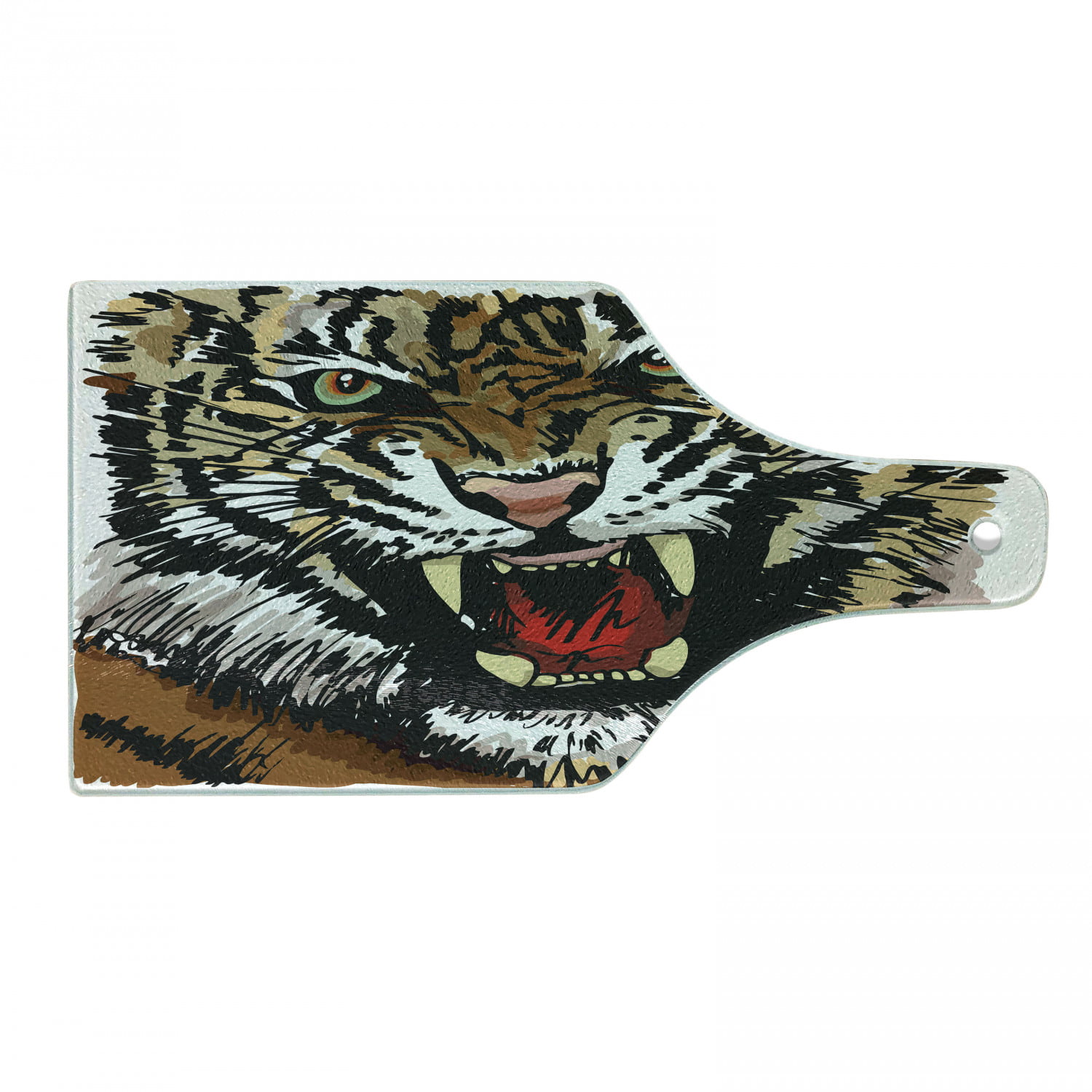 Tiger Tempered Glass Chopping Board 