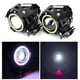 thumbnail image 4 of 2 uds 12V 30W 3000lm U7 LED Ojos de Ángel foco luz blanca IP68 faro de motocicleta con interruptor, 4 of 12