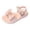 Pink, variant on BRICH Girls Sandals Platform Dress Shoes Ankle Pearls Strap Open Toe Bowknot Sandals Summer Flower Shoes