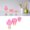 Pink, variant on Artistic Mushroom Decorations, Durable Beautiful Wood Craft Accents, Adds Whimsical Charm