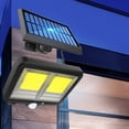 thumbnail image 3 of Lámpara de pared solar al aire libre Impermeable Tipo dividido Jardín Villa Luz de calle Foco LED para porche Yard 128COB Methold LF000010-01B, 3 of 7