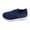 Blue, variant on Orthopedic Walking Shoes for Women Woven Breathable Mesh Sneakers Lightweight Non Slip Arch Support Slip on Flat Shoes Khaki Size 9