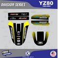 thumbnail image 4 of Kalair GFX Graphics Kit for Yamaha YZ80 (1993-2001) Division Series, 4 of 5