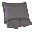 thumbnail image 2 of Benjara BM231959 Stitched Comforter Set, Gray - Queen Size - 3 Piece, 2 of 5