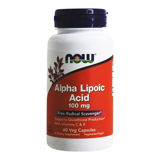 NOW Foods Alpha Lipoic Acid 100 mg. 60 Vegetarian Capsules