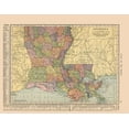 thumbnail image 2 of Hammond 32x26 Gold Ornate Wood Framed with Double Matting Museum Art Print Titled - Louisiana - Hammond 1910, 2 of 4
