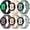 Black/Pink/Celeste/Smokey Mauve/Mike Tea/Gray, variant on 6 Pack Bands Compatible with Galaxy Watch 7 6 5 4 Band 40mm 44mm/Galaxy Watch 5 Pro 45mm/Watch 4 6 Classic 42mm 46mm 43mm 47mm/Active 2 Watch/Watch 3 41mm, 20mm Sport Band for Women Men